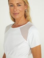 Breathe Crop Top - White - Image 7