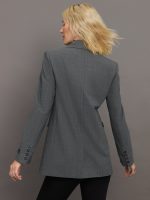 Lilith Blazer - Light Grey Pinstripe - Image 5