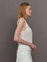 Callum Knit Top - Creme - Image 4