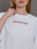 Herskind Tshirt - White - Red Logo - Image 4
