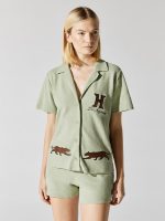 Jungle Camp Short Sleeve Button-Up - Sage