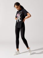 Zeber Short Sleeve Graphic Tee - Black - Image 5
