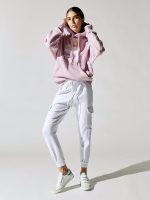 Mansel Hooded Logo Sweatshirt - Light Pink - Image 4