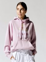Mansel Hooded Logo Sweatshirt - Light Pink