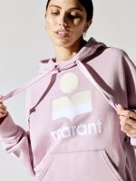Mansel Hooded Logo Sweatshirt - Light Pink - Image 3