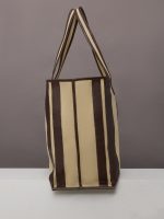 Tote Striped Canvas - Beige/Oil Multi - Image 3