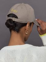 Baseball Hat Heart Patch - Sand/Sunshine - Image 4