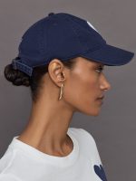 Baseball Hat Heart Patch Indigo/White - Indigo - Image 4