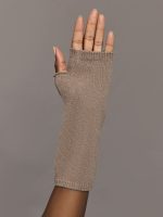 Smiley Mittens - Taupe - Image 4