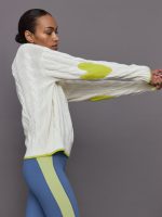 Maxwork Cable Pullover - Ivory Tint - Image 3