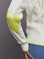 Maxwork Cable Pullover - Ivory Tint - Image 6
