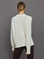 Lovey Heart Sweater - Natural - Image 7