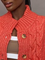 Troy Cable Sweater - Mars Orange - Image 8