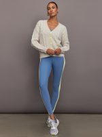 Suzanne Just Add Love Cashmere Cardigan - Soft Taupe Multi - Image 4