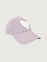 KR Imperfect Heart Hat - Lavender / White - Image 5