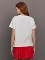 Suke Love Lines Tee - White - Image 6