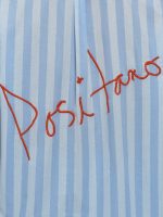 Mia Stripe Positano Shirt - Santorini Blue - Image 7