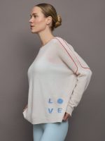Love is All Around You Sweater - White - Image 4