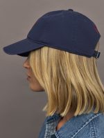 KR Imperfect Heart Hat - Navy-Red - Image 3
