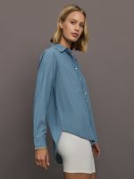 Mia Shirt Love - Chambray Blue - Image 5