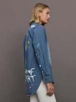 Mia Studio Shirt - True Denim - Image 4