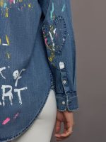 Mia Studio Shirt - True Denim - Image 5
