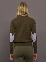 Patchwork Pullover - Army Green - Image 3