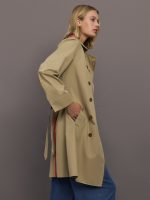KR Trench Coat - Khaki Kha - Image 5