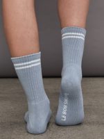 Boyfriend Socks - Blue Grey - Image 2
