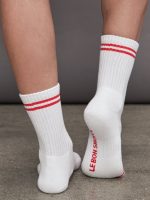 Boyfriend Socks - Clean White - Image 2