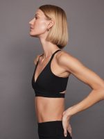 Luna Wrap Bra - Black - Image 5
