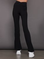 Luna Wrap Flare Legging - Black - Image 3