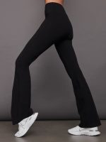 Luna Wrap Flare Legging - Black - Image 5