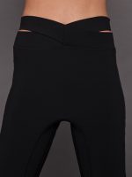 Luna Wrap Flare Legging - Black - Image 4