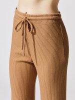 Ali Drawstring Wide Leg Pant - Dune - Image 6