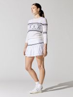 Lace Skort - White With Navy Reflective Trim - Image 8