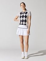 Argyle Polo - Grey And Blue - Image 5