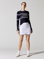 Tennis Anyone Sweater - Navy With White Stripes - Image 4