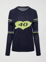 40 Love Knit - Navy with Yellow and White Stripes - Image 5