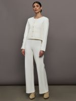 Moon Classic Flared Pants - Marshmallow - Image 3