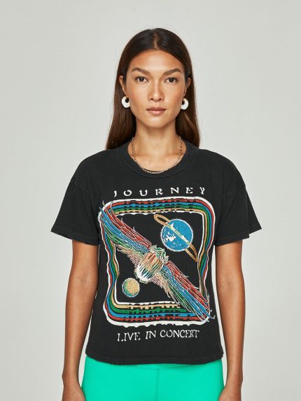 Journey Cropped Tee - Coal