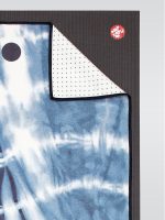 Yogitoes Skidless Towel - Tie Dye Navy - Image 4