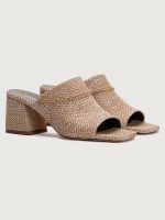 Messalina Mule - Natural Raffia - Image 3