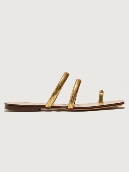 Monica Capri Sandal - Gold