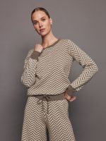 Grayling Top - Brown/Wheat - Image 3
