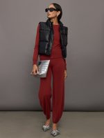 Monroe Cashmere Cardigan - Burgundy - Image 10
