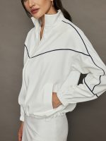 Drive Jacket - White/Deep Sea Navy - Image 4