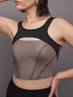 Fusion Gloss Bustier - Bronzed Pewter/ Black - Image 5