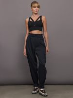 Feline Longline Bra - Black - Image 3