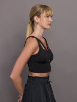 Feline Longline Bra - Black - Image 8